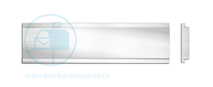 Briefkastenschild Kehrer 67 x 14,5 Alu