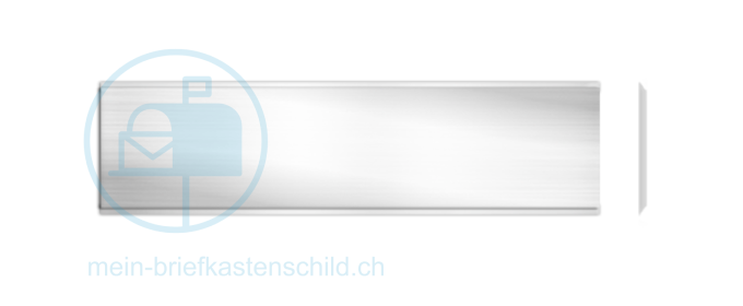 Klingelschild Sonnex 61 x 19 Alu